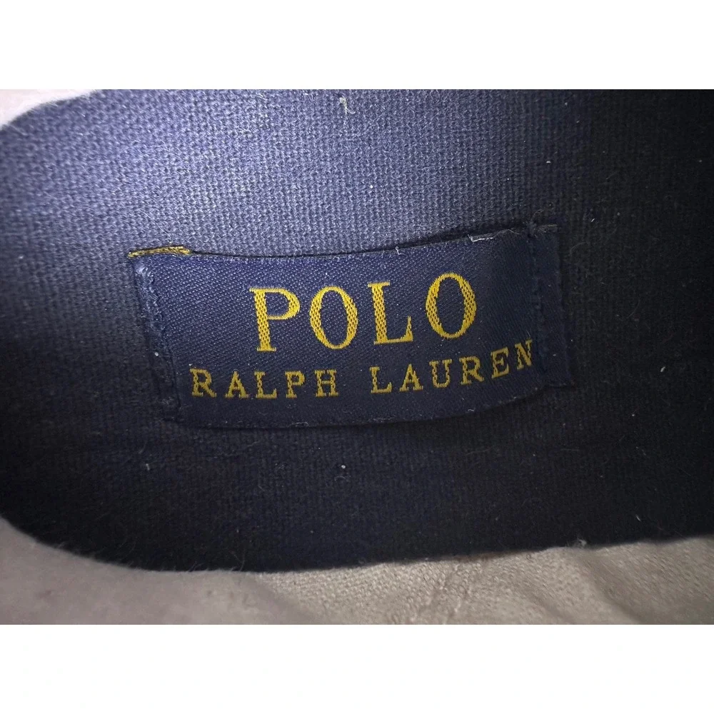 Polo Ralph Lauren Kids Saylor‎ Sneakers White Leather Pony Strap Shoes Size 2